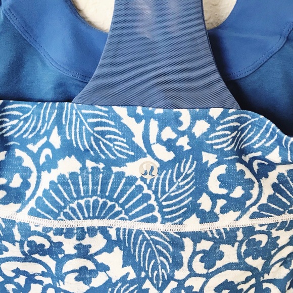 Lululemon Beachy Floral Porcelain Scoop Neck Tank - Picture 5 of 5